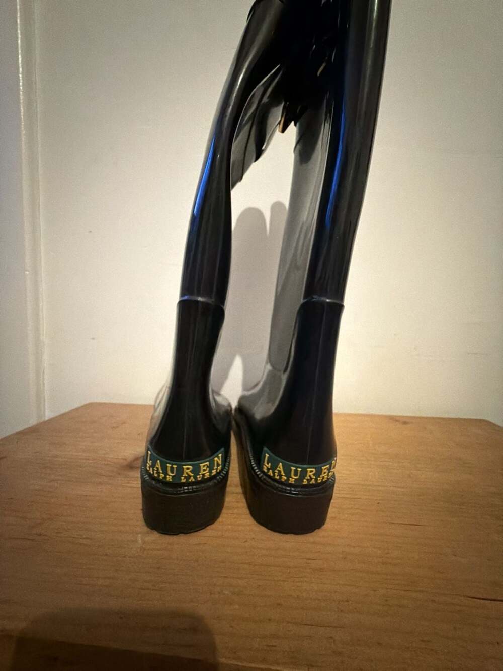 Lauren Ralph Lauren Rossalyn II Rain Boots Size 6B Black